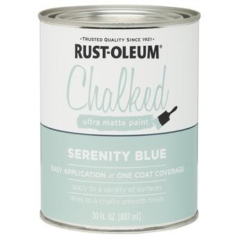 Rustoleum Chalked Ultra Matte Paint (887 ml, Serenity Blue)