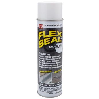 FlexSeal Rubber Spray Sealant (396 gm, White)