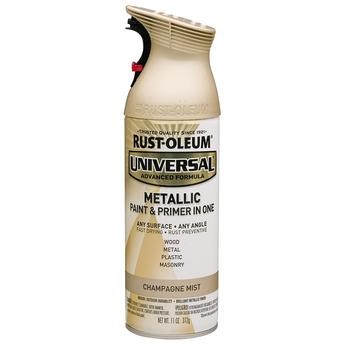 Rust-Oleum Universal Advanced Formula Metallic Paint & Primer in One (Champagne Mist, 312 g)