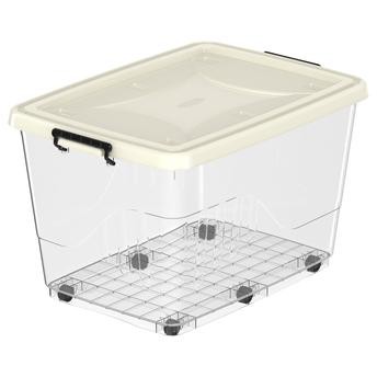 Cosmoplast Plastic Storage Box W/ Lid (82 L)