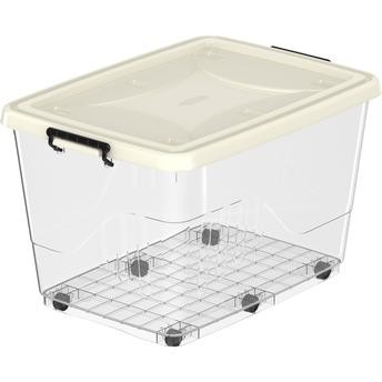 Cosmoplast Plastic Storage Box W/Lid (132 L)