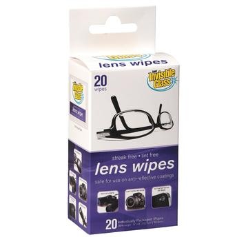 Stoner Invisible Glass Lens Wipe Pack (20 Pc.)
