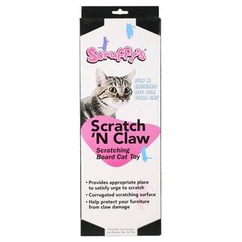 Scruffy's Scratch 'n Claw Scratching Board Cat Toy