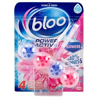 Bloo Power Active Flowers Toilet Rim Block  (50 g)