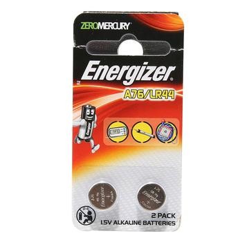 Energizer A76/LR44 Alkaline Batteries (Pack of 2)