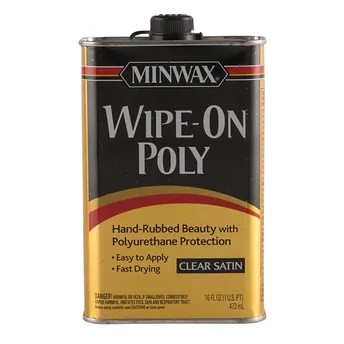 Minwax Wipe-On Polyurethane (473 ml, Clear Satin)
