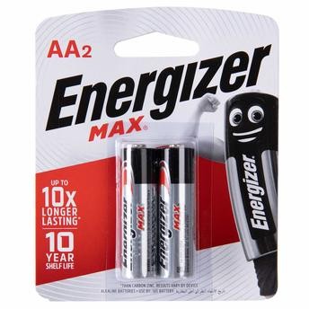 Energizer Max AA Alkaline Batteries (2 pcs)