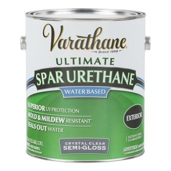 Varathane Ultimate Water Based Spar Urethane For Wood (3.7 L, Semi-Gloss)