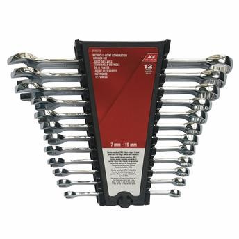 Ace Steel Metric Combination Wrench Set (12 Pc.)