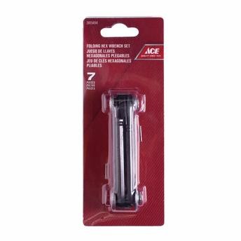 Ace Steel Folding Hex Wrench Set (1.5-6 mm, 7 Pc.)