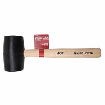 Ace Rubber Mallet W/Hickory Handle (680 g)