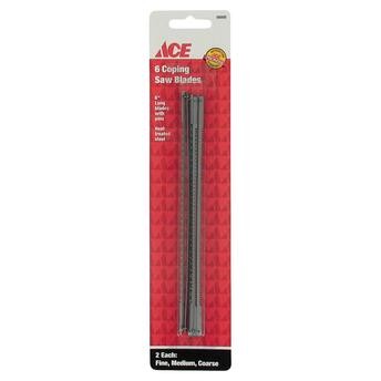 Ace Carbon Steel Coping Saw Blades (15 cm, 6 Pc.)