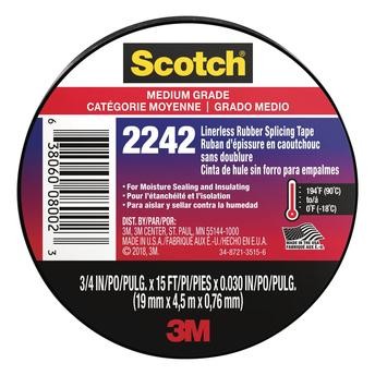 3M Scotch Rubber Electrical Tape (19 mm x 4.5 m)