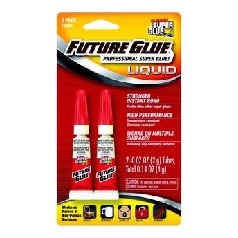 The Original Super Glue Corporation Future Glue All Purpose Super Glue Pack (2 g each, 2 Pc.)