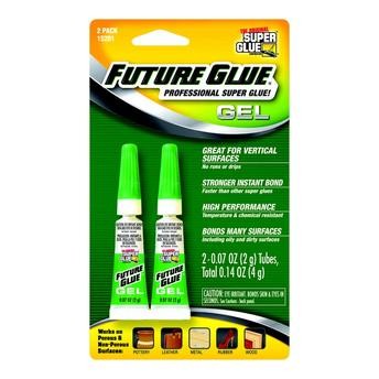 The Original Super Glue Corporation Future Glue Gel All Purpose Super Glue Pack (2 g each, 2 Pc.)