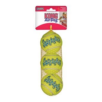 Kong Airdog Squeaker Tennis Ball Pack (Medium, 3 Pc.)