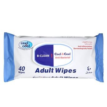 Cool & Cool Adult Wipes (40 Sheets)