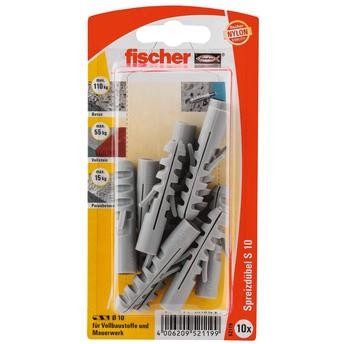 Fischer Expansion Plug, S10 Pack (10 Pc.)