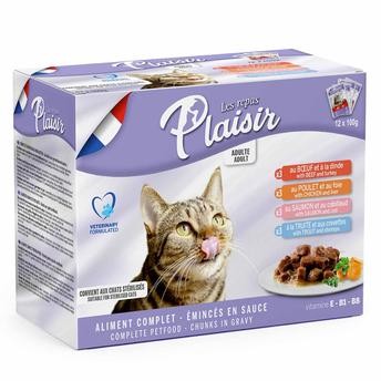 Le Repas Plaisir Wet Cat Food in Gravy Multipack (12 pcs)