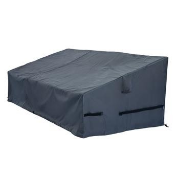 غطاء كرسي استرخاء 3 مقاعد فينيل مقاوم لأحوال الطقس بولي تاف (95 × 220 × 70 سم)