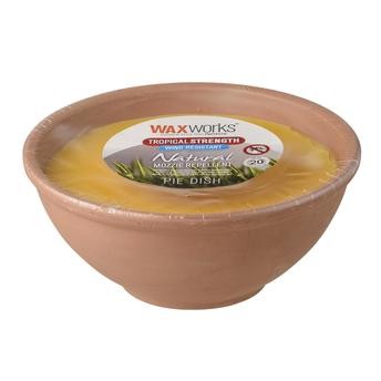 Waxworks Tropical Strength Citronella Pie Dish (540 g)