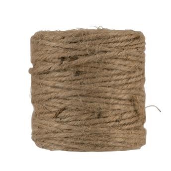 حبل خيش طبيعي ملفوف إيس (63 م، 3 طبقات، يباع بالقطعة)