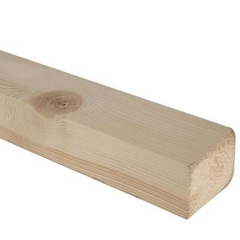 عبوة خشب التنوب الأبيض العملي القياسي بحواف مربعة مقشورة ميسونس تيمبر 4.6×3.4×240سم