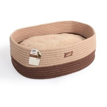 All For Paws Oval Rope Cat Bed (42 x 30 x 14 cm)