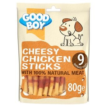 وجبة للكلاب أصابع دجاج بالجبنة أرميتج جود بوي (الكلاب البالغة، 80 جرام)