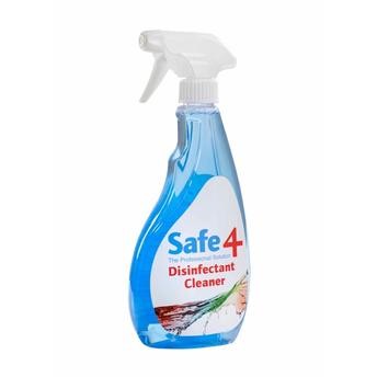 Safe4 RTU Trigger Disinfectant Cleaner (500 ml, Mint)