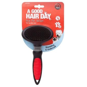 Mikki A Good Hair Day Ball Pin Slicker for Cats & Dogs