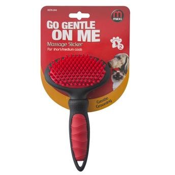 Mikki Go Gentle on Me Massage Slicker for Cats & Dogs (Large)