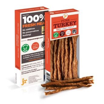 JR Pure Turkey Sticks for Dogs (50 g, 12 pcs)