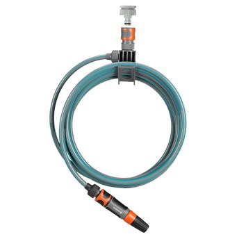 Gardena Terrace Spiral Hose W/ Cleaning Nozzle (7.5 m)