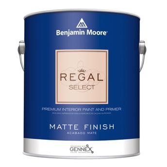 Benjamin Moore Regal Select Matte Interior Paint & Primer (3.7 L, Base 4)