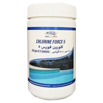 Aqua Chlorine Force 5 Tablets (200 g)