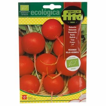Semillas Fito Organic Redondo Red Radish Seed Pack