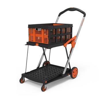 Black+Decker 2-Tier Foldable Cart, BXWT-H204