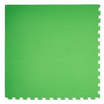 Tinyann Interlocking Foam Activity Mat (100 x 100 x 2 cm, Light Green)