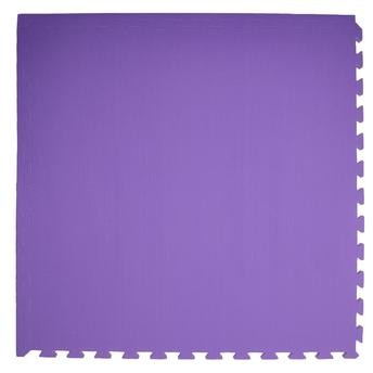 Tinyann Interlocking Foam Activity Mat (100 x 100 x 2 cm, Purple)