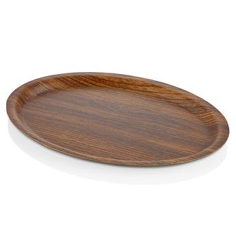 Evelin Oval Serving Tray (20.5 x 20.5 x 28.5 cm)