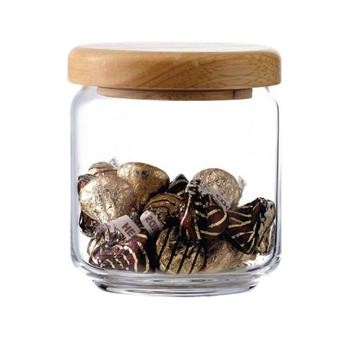 Ocean Wooden Pop Jar Set (500 ml, 6 Pc.)
