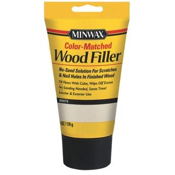 Minwax Color-Matched Wood Filler (170 g, White)