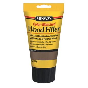 Minwax Color-Matched Wood Filler (170 g, Walnut)