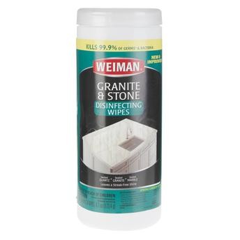Weiman Granite & Stone Disinfecting Wipe Pack (30 Pc.)