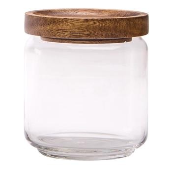 Billi Glass Canister W/ Wooden Lid (500 ml)