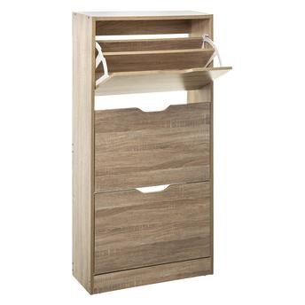 5five 3-Drawer Wooden Shoe Cabinet (24 x 60 x 115 cm)