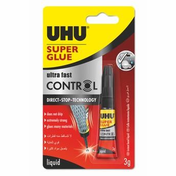 UHU Super Glue Control Instant Glue Tube (3 g)