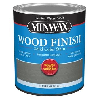 Minwax Wood Finish Solid Color Stain (946 ml, Classic Gray 271)