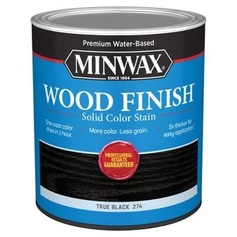 Minwax Wood Finish Solid Color Stain (946 ml, True Black 274)